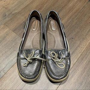Metallic Sperry Topsiders
